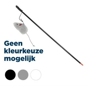 Trixie Speelhengel Muis Kunststof Pluche met Catnip 100 cm 4 St