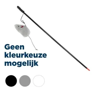 Trixie Speelhengel Muis Kunststof / Pluche Met Catnip 100 cm 4 St