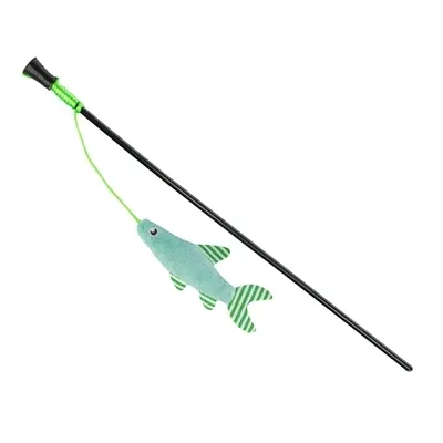 Trixie Speelhengel Vis Kunststof Pluche met Catnip 42 cm 4 St