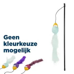 Trixie Speelhengel Vogel Kunststof / Stof / Pluche Met Catnip Assorti 50 cm 4 St