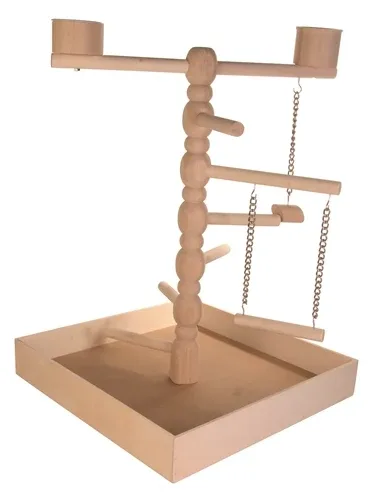 Trixie Speelplaats Hout voor Agapornis en Parkiet 41x41x55 cm