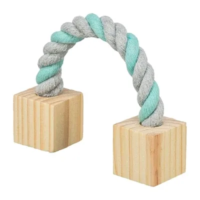 Trixie Speeltouw met Hout 20 cm - Image 2