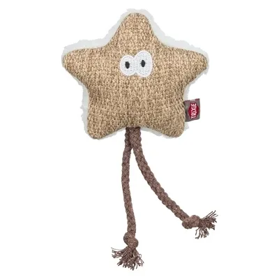 Trixie Ster Stof Pluche met Kattenkruid Catnip - Wit