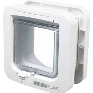 Trixie Sureflap 4 Weg Huisdierluik met Microchipherkenning 21x21 cm - Wit
