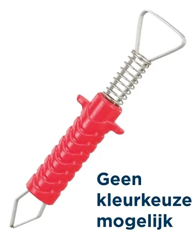 Trixie Tekentang Metaal Kunststof 8 cm 4 St - Assorti