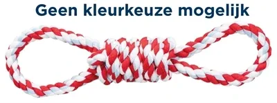 Trixie Touw met 2 Handlussen Katoen Polyester 38 cm 3 St - Assorti