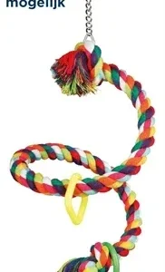 Trixie Touw Zitstok Flexibel met Schroefbevestiging 50x2,1 cm 3 St - Assorti