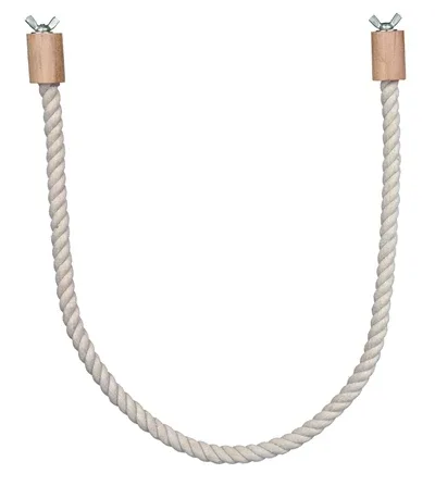 Trixie Touw Zitstok Flexibel met Schroefbevestiging 66x1,4 cm 3 St - Naturel