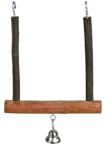 Trixie Trapezeschommel met Bel Schorshout 12x15 cm 4 St