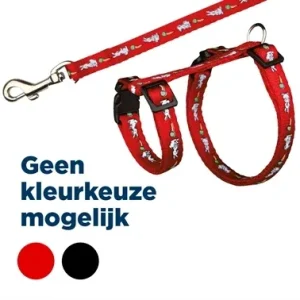 Trixie Tuig met Riem Konijnen Haas Wortel Motief 25x44x1 cm 125 cm 4 St - Assorti