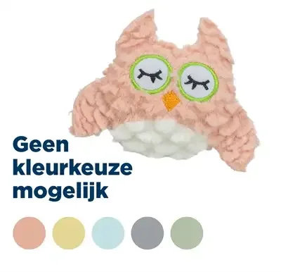 Trixie Uil Pluche Met Kattenkruid / Catnip Assorti 11 cm