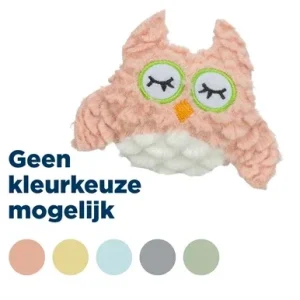 Trixie Uil Pluche met Kattenkruid Catnip - Assorti
