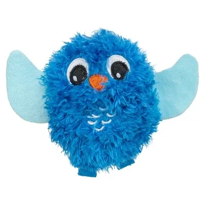 Trixie Uil Pluche met Kattenkruid Catnip - Blauw