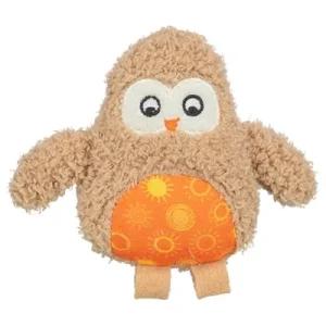 Trixie Uil Pluche met Kattenkruid Catnip - Bruin