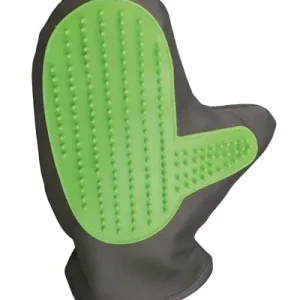 Trixie Vachtverzorgingshandschoen Pu Tpr 21x11 cm 3 St - Groen