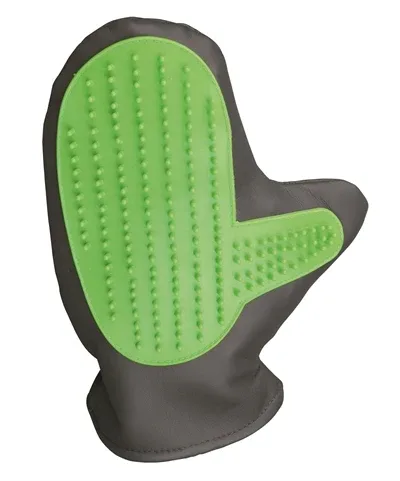 Trixie Vachtverzorgingshandschoen Pu Tpr 21x11 cm 3 St - Groen