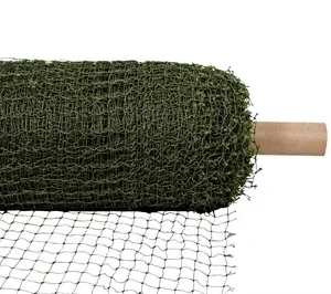 Trixie Veiligheidsnet op Rol met Metaaldraad 75x2 Mtr - Olijfgroen
