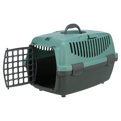 TRIXIE VERVOERSBOX CAPRI 1 DONKERGRIJS / PETROL 32X48X31 CM - Image 2