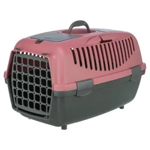 TRIXIE VERVOERSBOX CAPRI 2 DONKERGRIJS / OUDROZE 37X55X34 CM