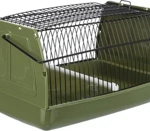 Trixie Vervoersbox Vogel Knaagdier 22x15x14 cm 3 St - Groen