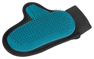 Trixie Verzorgingshandschoen met Metalen Pinnen 24x18 cm 3st - Groen