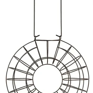 Trixie Vetbolhouder Rond Metaal 24x24x8 cm 2 St - Zwart