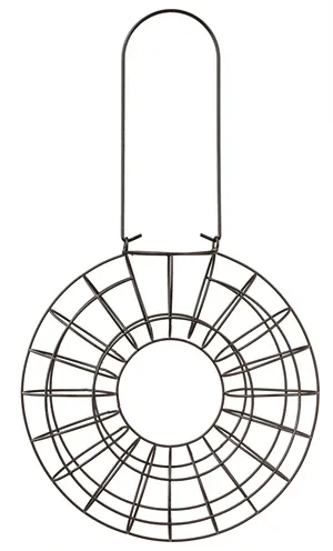 Trixie Vetbolhouder Rond Metaal 24x24x8 cm 2 St - Zwart