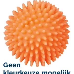 Trixie Vinyl Egelbal met Geluid 7x7x7 cm 4 St - Assorti