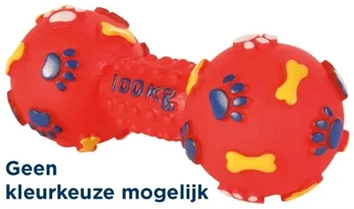 Trixie Vinyl Halter met Geluid 15 cm 4 St - Assorti