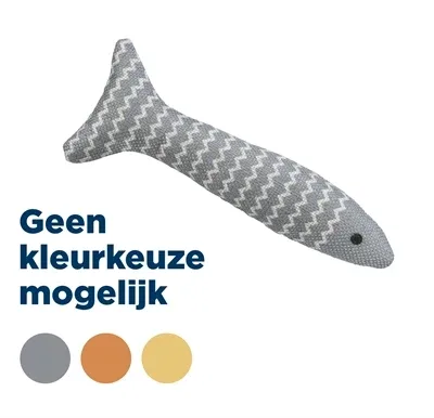Trixie Vis Stof Catnip voor Katten 20 cm - Assorti