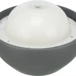 Trixie Vital Dome Drinkfontein Keramiek Grijs / Wit 1,5 Ltr 20X10X20 cm