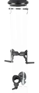 Trixie Voedersilo Kunststof 48 cm 1 Ltr - Zwart