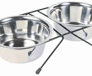 Trixie Voer Waterbak Set Rvs Metaal 4 St - 750 ml