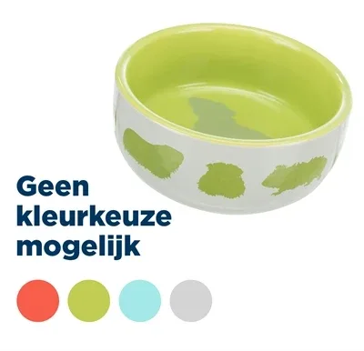 Trixie Voerbak Caviamotief Keramiek 11 cm 4 St - 250 ml
