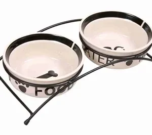 Trixie Voerbak Drinkbak Set Eat On Your Feet 13cm - 250 ml