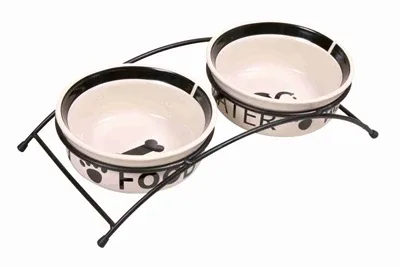 Trixie Voerbak Drinkbak Set Eat On Your Feet 13cm - 250 ml