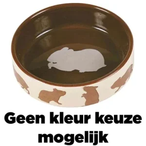 Trixie Voerbak Hamstermotief Keramiek Asssorti 8 cm 4st - 80 ml