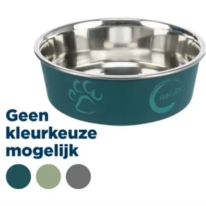 Trixie Voerbak Rvs Kunststof Ommanteling 17x17 cm 4 St - 800 ml
