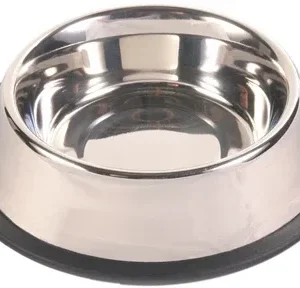 Trixie Voerbak Rvs Rubberring 23x23 cm 4 St - 900 ml