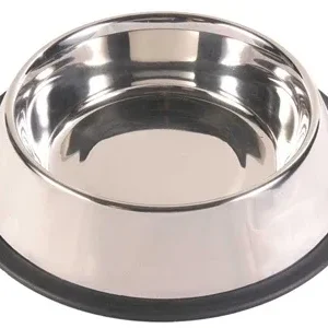 Trixie Voerbak Rvs Rubberring 30x30 cm 1,75 Ltr 4 St - 1,75 liter
