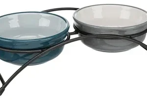 Trixie Voerbak Set Keramiek Metaal - 250 ml