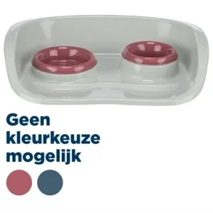 Trixie Voerbak Station Kunststof 46x30x11 cm 2 St - 250 ml