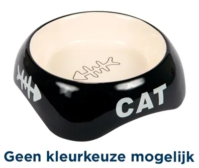 Trixie Voerbak Waterbak Cat Visgraat Keramiek 13 cm 4 St - 200 ml