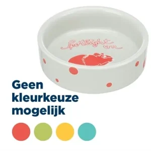 Trixie Voerbak Waterbak Keramiek Spotlight Hamster 8 cm 4 St - 90 ml