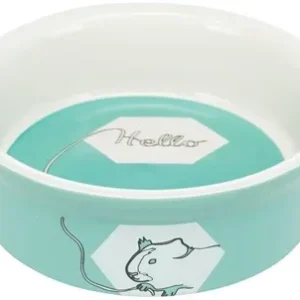 Trixie Voerbak Waterbak Keramiek Strip Cavia 11 cm 4st - 250 ml