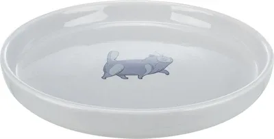 Trixie Voerbak Waterbak Plat en Breed Kattenprint 23 cm 4 St - 600 ml