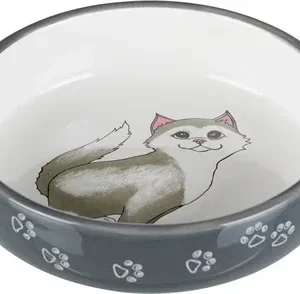 Trixie Voerbak Waterbak Plat Kat Poten Keramiek 15 cm 4 St - 300 ml