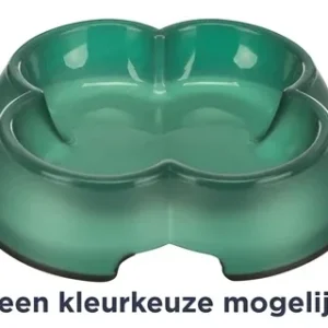 Trixie Voerbak Waterbak Transparant Kunststof Rubberring 12 cm 4 St - 250 ml