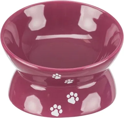 Trixie Voerbak Waterbak Verhoogd Bes 13 cm 4 St - Bordeaux