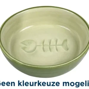 Trixie Voerbak Waterbak Visgraat Keramiek 13 cm 4 St - 200 ml